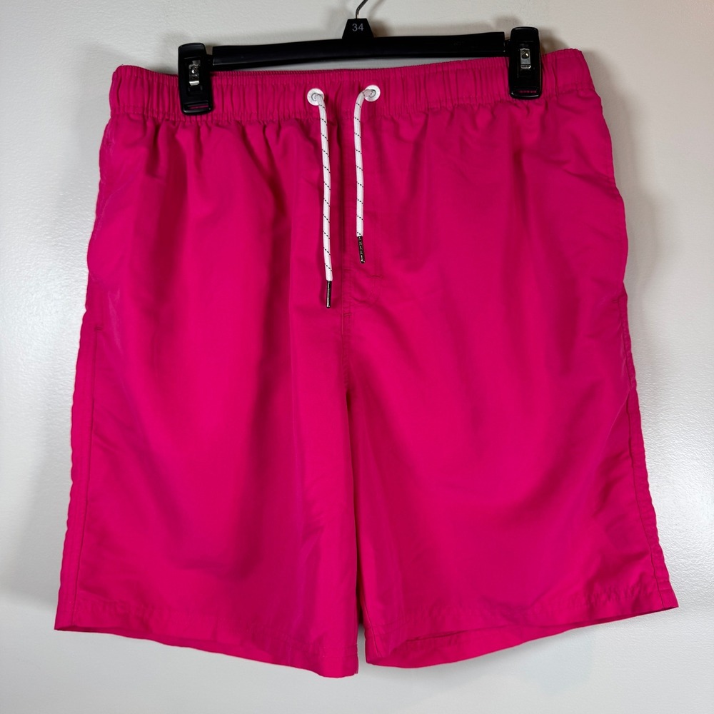 Oranss M Hot Pink Quick‎ Dry Swim Trunks Mesh Lined Board Shorts Beach Resort